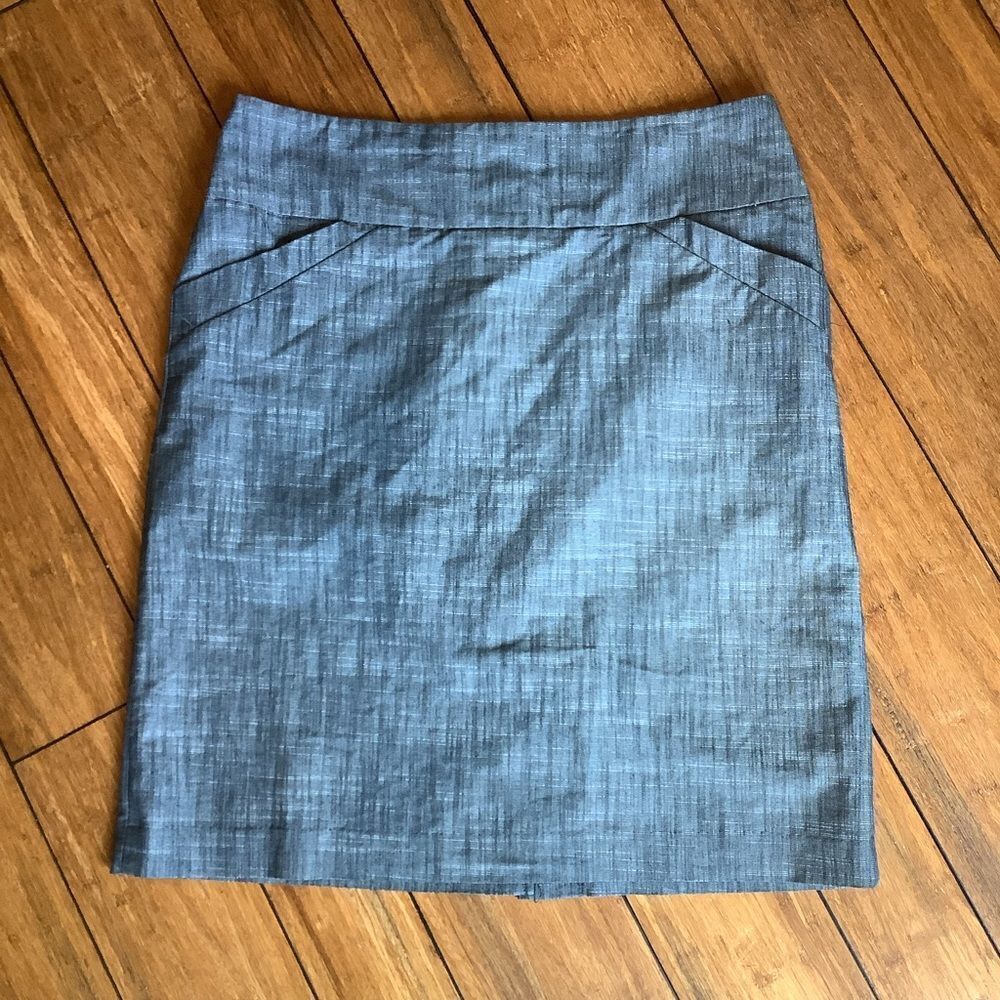 Larry‎ Levine Gray Stretch Skirt